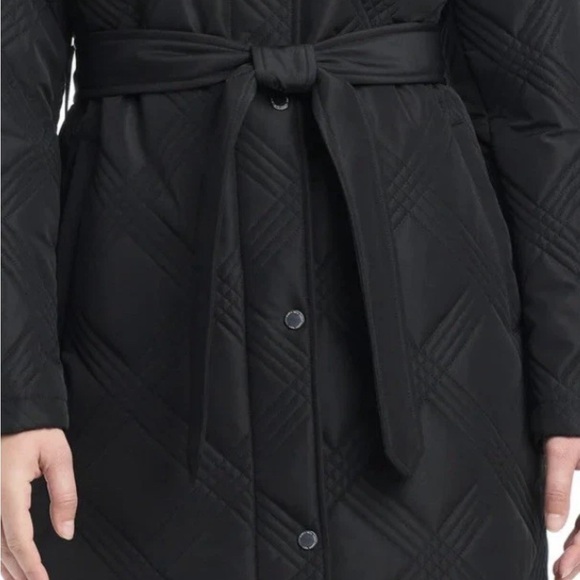 Jones New York Black Diamond-Quilted Puffer Jacket woman’s small NWT - Picture 7 of 16